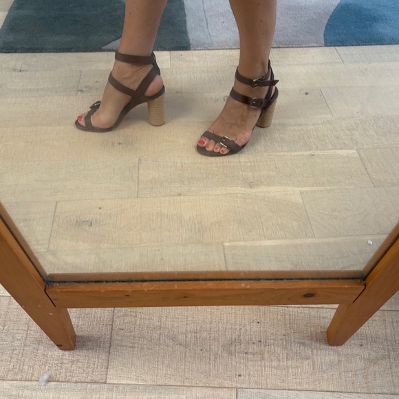 Massimo Dutti Brown Leather Heels - Picture 5 of 10